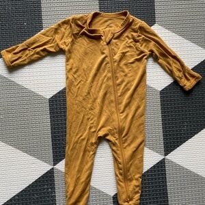EUC Kyte Zippered Romper 3-6M